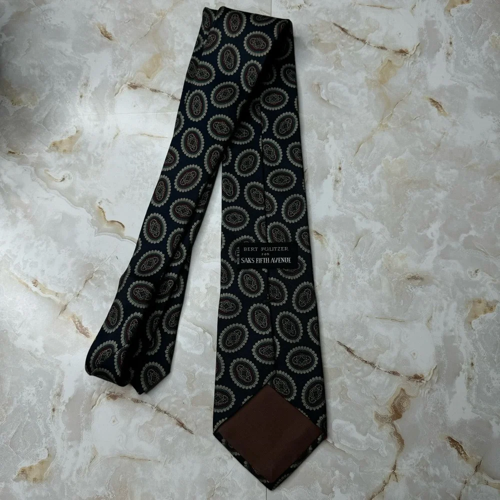 Bert Pulitzer‎ Silk Men's Tie 3 3/8